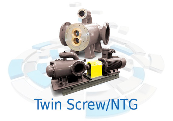 The S Series (NTG) Twin Screw Pumps transfer lubricating fluids with higher viscosities, such as bitumen and residual oil, at medium or high temperatures.