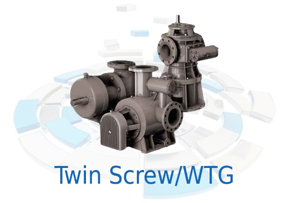 The axial pressure on the S Series (WTG) Twin Screw Pumps’ hydraulic components is balanced automatically with no metal contact between the hydraulic parts. 