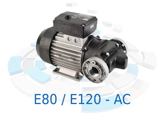 Displacement, self-priming, rotary electric vane pumps for transferring diesel fuel.